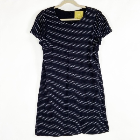 Anthropologie Maeve Polka Dot Dress Pleated Puff Sleeve Size Small - Picture 10 of 10